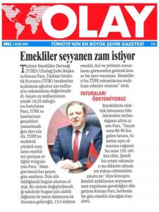 Pars:”Emeklileri TÜFE rakamlarına mahkum etmeyin”
