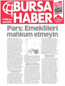 Pars:”Emeklileri TÜFE rakamlarına mahkum etmeyin”