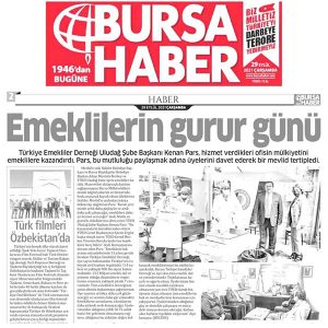 Tüm emeklileri çatımız altında toplanmaya çağırıyorum.