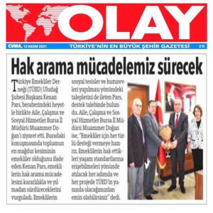 Hak arama mücadelemizi kararlılıkla ve yılmadan sürdürüyoruz…