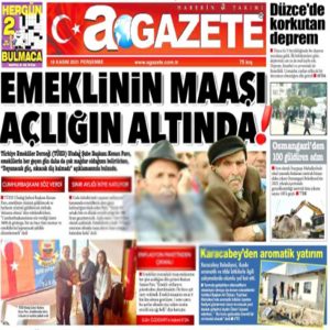 Bursa Basınında gündem Kenan Pars, gündem emekliler…