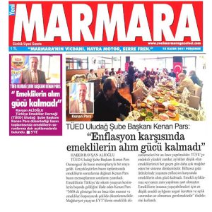 Bursa Basınında gündem Kenan Pars, gündem emekliler…