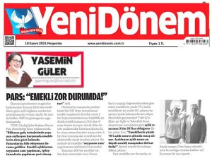 Bursa Basınında gündem Kenan Pars, gündem emekliler…