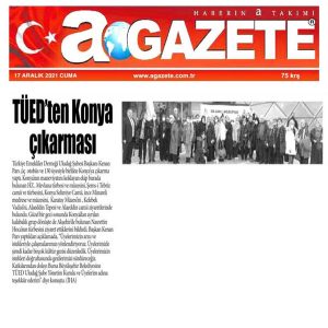 TÜED Uludağ’dan Konya Çıkarması