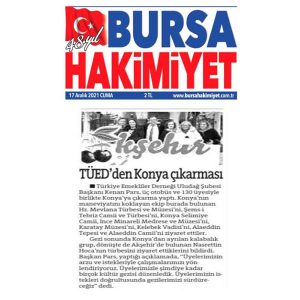 TÜED Uludağ’dan Konya Çıkarması