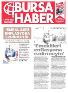 Zam talebimiz basında yer buldu…