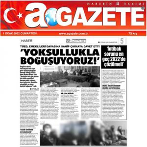 Emeklinin İNTİBAK sorunu 2022’de çözülmeli…