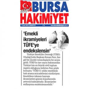 Emeklinin İNTİBAK sorunu 2022’de çözülmeli…