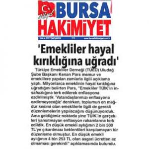 Emekli TÜİK’in insafsızlığına terk edilmiştir