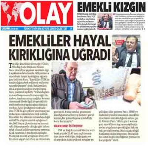 Emekli TÜİK’in insafsızlığına terk edilmiştir