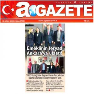 Pars, Emeklinin sorunlarını Ankara’ya duyurdu…