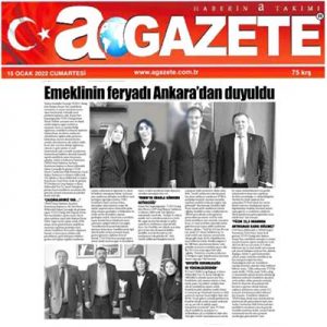 Pars, Emeklinin sorunlarını Ankara’ya duyurdu…