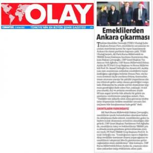 Pars, Emeklinin sorunlarını Ankara’ya duyurdu…