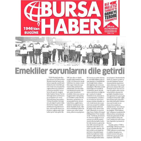 Bursa Kent Meydanı Basın Açıklaması