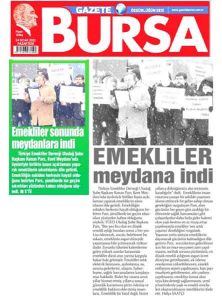 Bursa Kent Meydanı Basın Açıklaması