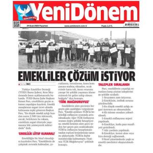 Bursa Kent Meydanı Basın Açıklaması