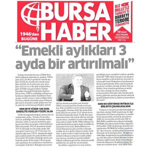 Emekli Aylıkları 3 Ayda Bir Artırılmalıdır!