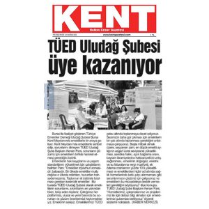TÜED Uludağ Şube üyeleri kazanıyor…
