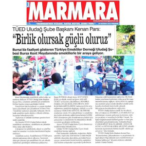 TÜED Uludağ Şube üyeleri kazanıyor…