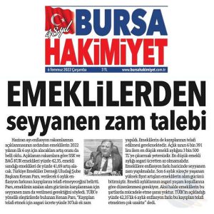 Enflasyon farkı yetmez, SEYYANEN ZAM da istiyoruz!