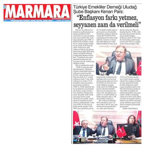 Enflasyon farkı yetmez, SEYYANEN ZAM da istiyoruz!