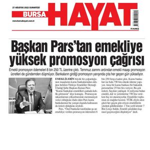 Promosyonda en yüksek rakam emekliye verilmeli…