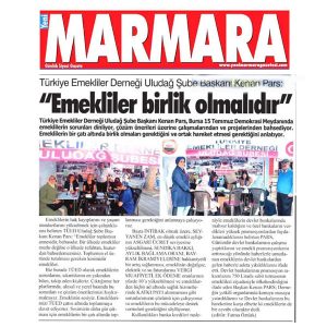 Pars: “Emekliler çözüm istiyorsa, birlik olmalıdır”