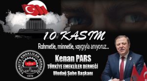 Atamızı saygıyla ve özlemle anıyoruz…