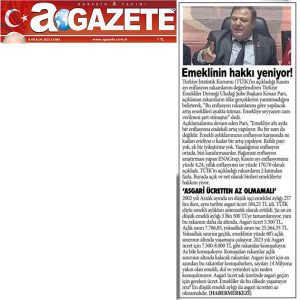 Birileri Emeklinin Hakkını Yiyor…