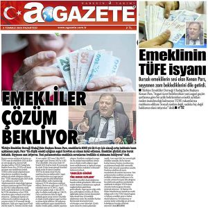 En Düşük Emekli Aylığının Asgari Ücretten Az Olması Kabul Edilemez