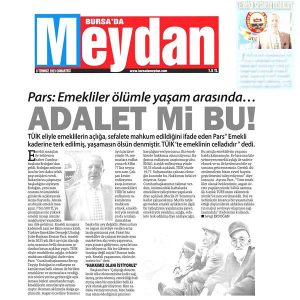 Pars: “Emeklinin Celladı TÜİK’dir”