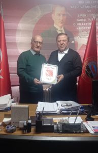 Türkiye Muharip Gaziler Derneği’nden Derneğimize anlamlı ziyaret